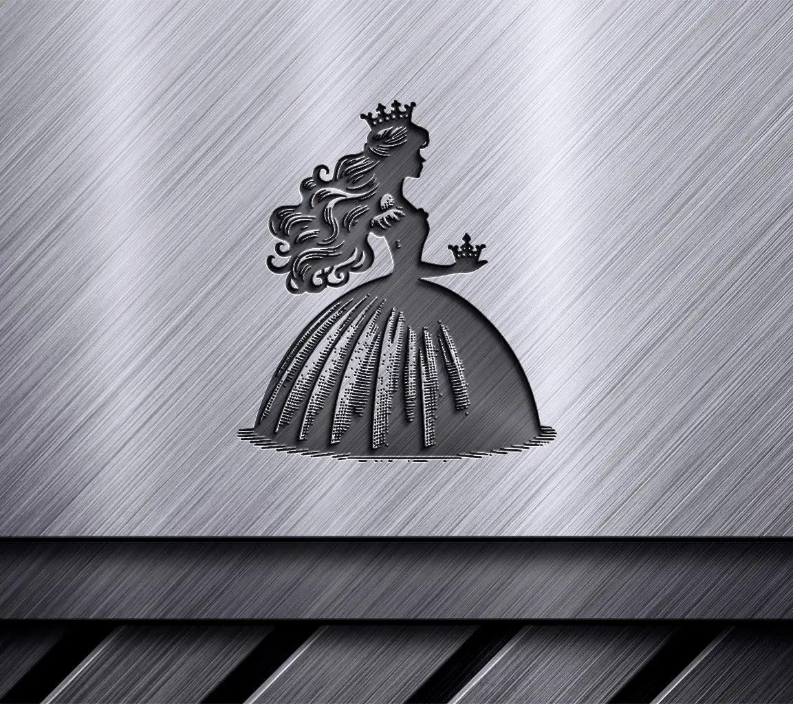  Princess Crown Silhouette SVG SVG