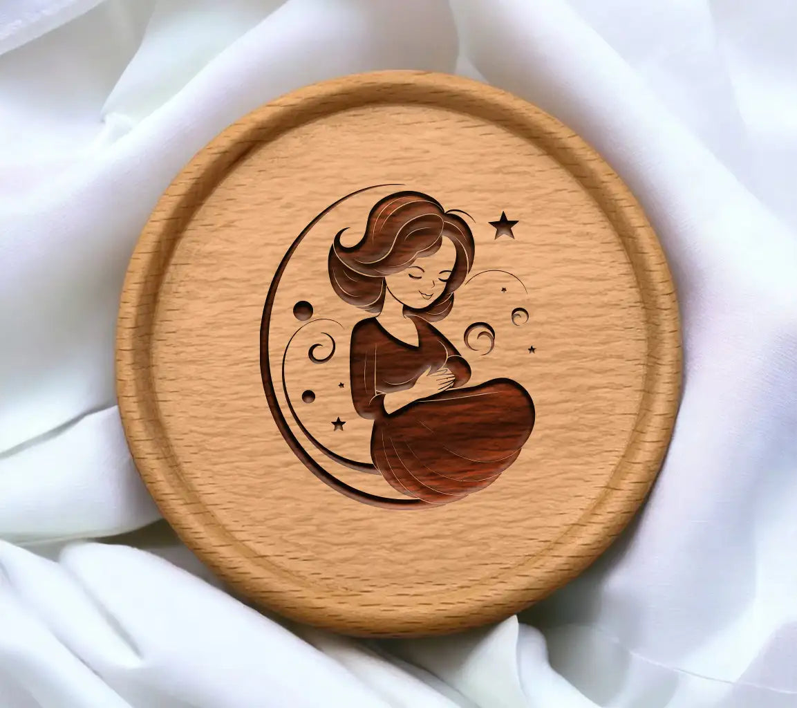  Pregnant Woman SVG - Expectant Mother Icon, Design Design SVG
