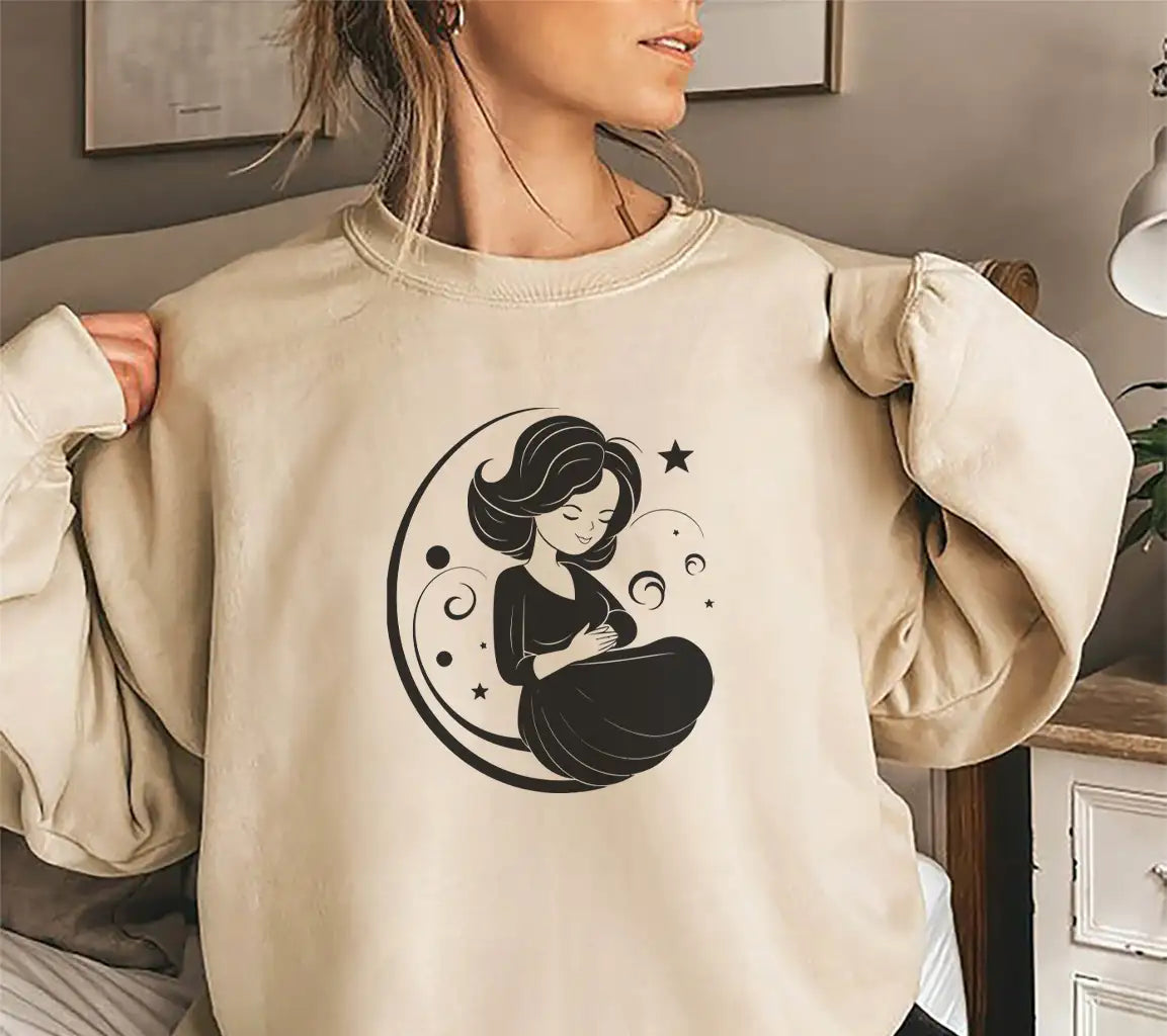  Pregnant Woman SVG - Expectant Mother Icon, Design Design SVG