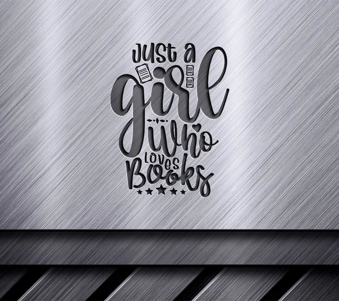 Book Lover Girl SVG SVG