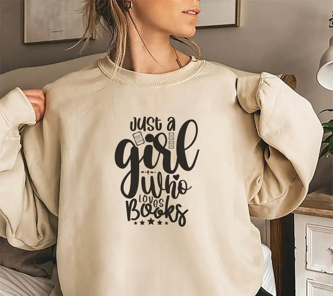Book Lover Girl SVG SVG