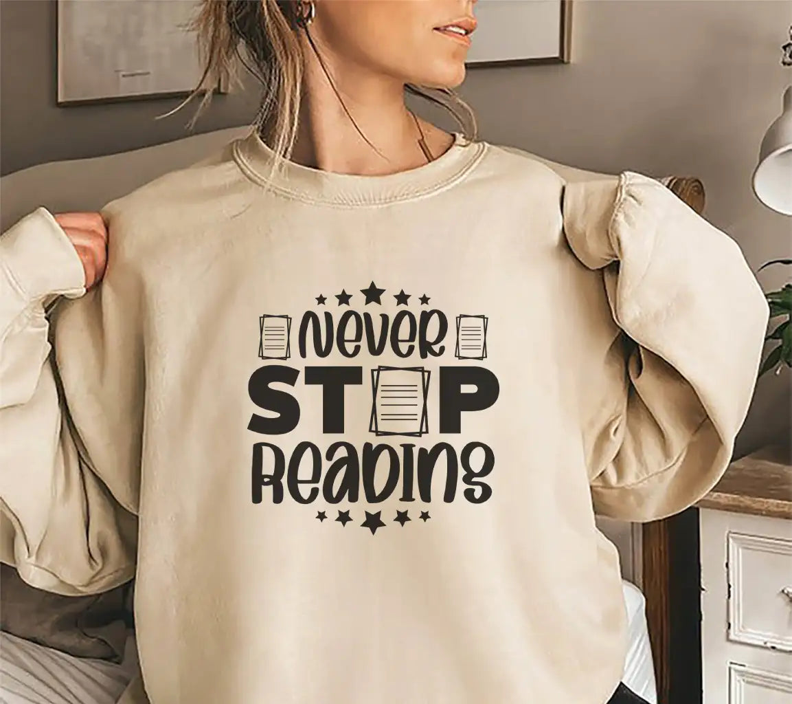 Never Stop Reading SVG SVG