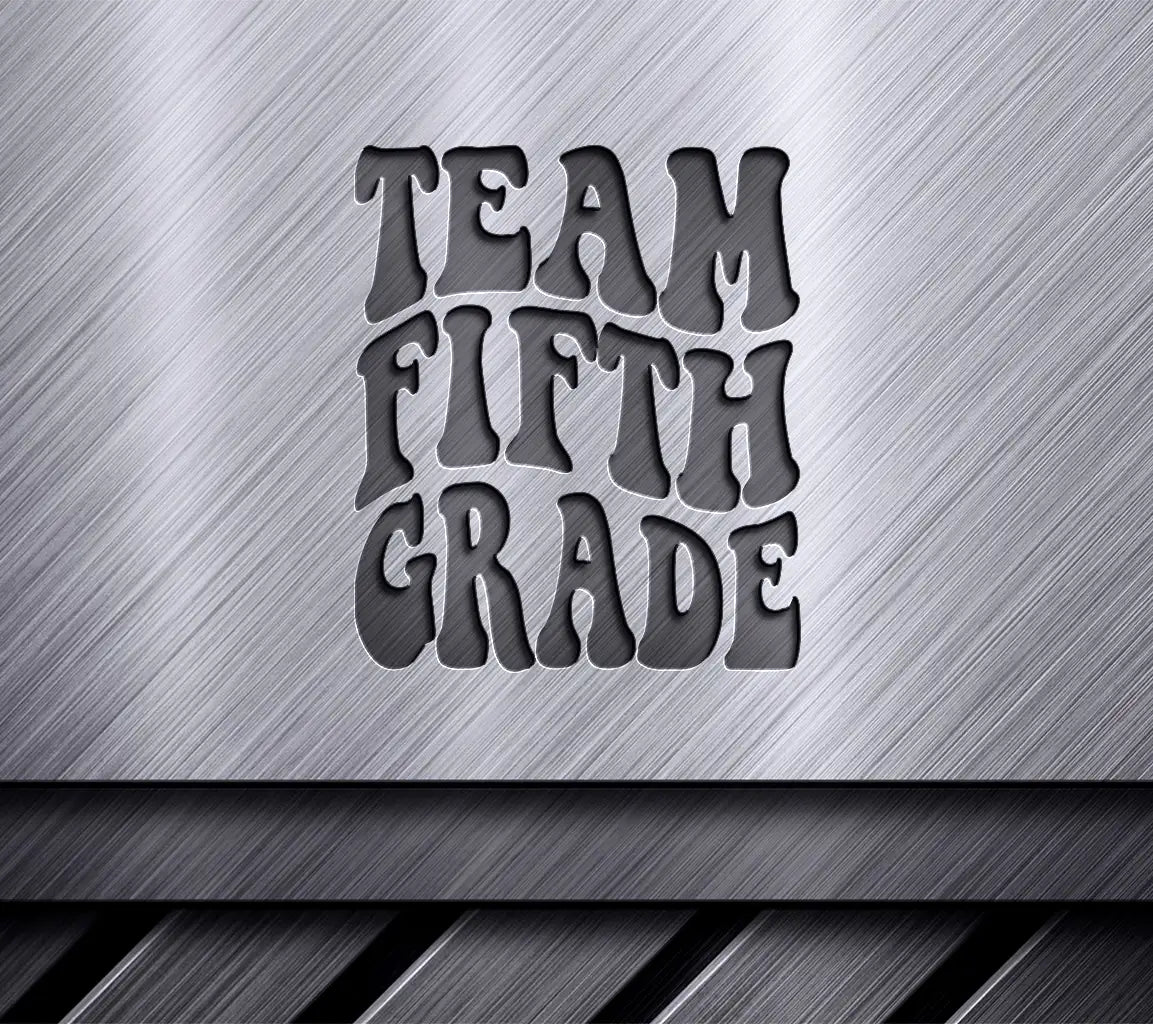 Retro Fifth Grade Team SVG -  Design SVG
