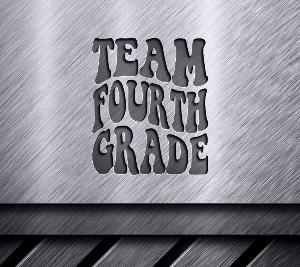 Retro Fourth Grade Team SVG -  Design SVG
