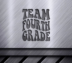 Retro Fourth Grade Team SVG -  Design SVG