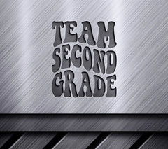 Retro Second Grade Team SVG -  Design SVG
