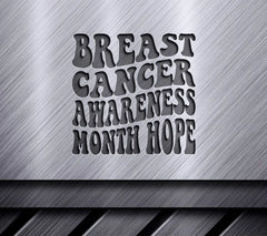 Pink Retro Hope Breast Cancer Awareness Month SVG SVG