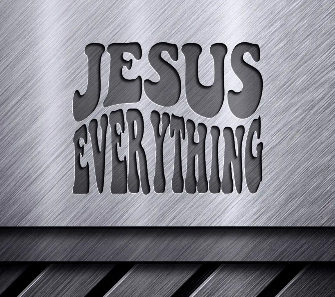 Retro  Jesus Everything SVG Design SVG