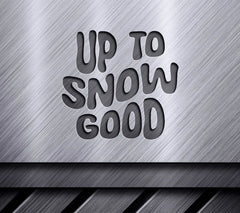 Retro Christmas Up to Snow Good  SVG SVG