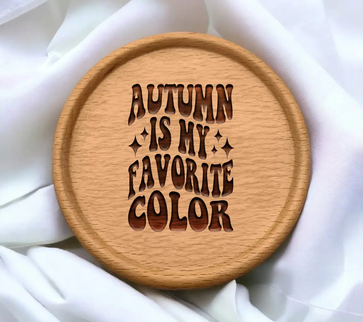 Retro Fall Autumn Is My Favorite Color SVG Design SVG