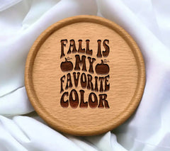 Retro Fall Pumpkin SVG - Fall Is My Favorite Color Sign SVG
