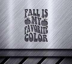 Retro Fall Pumpkin SVG - Fall Is My Favorite Color Sign SVG
