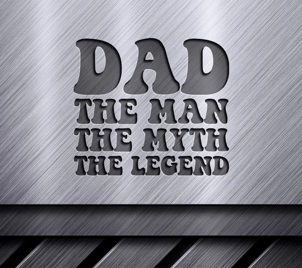 Retro Dad The Man The Myth The Legend SVG Cut File SVG