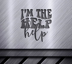 Im The Help Retro  SVG Design SVG