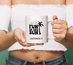 Retro Summer Fun In The Sun SVG -  Palm Tree Design SVG