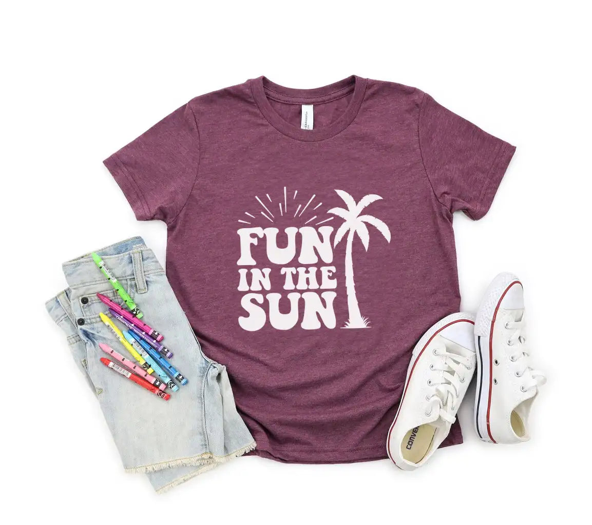 Retro Summer Fun In The Sun SVG -  Palm Tree Design SVG