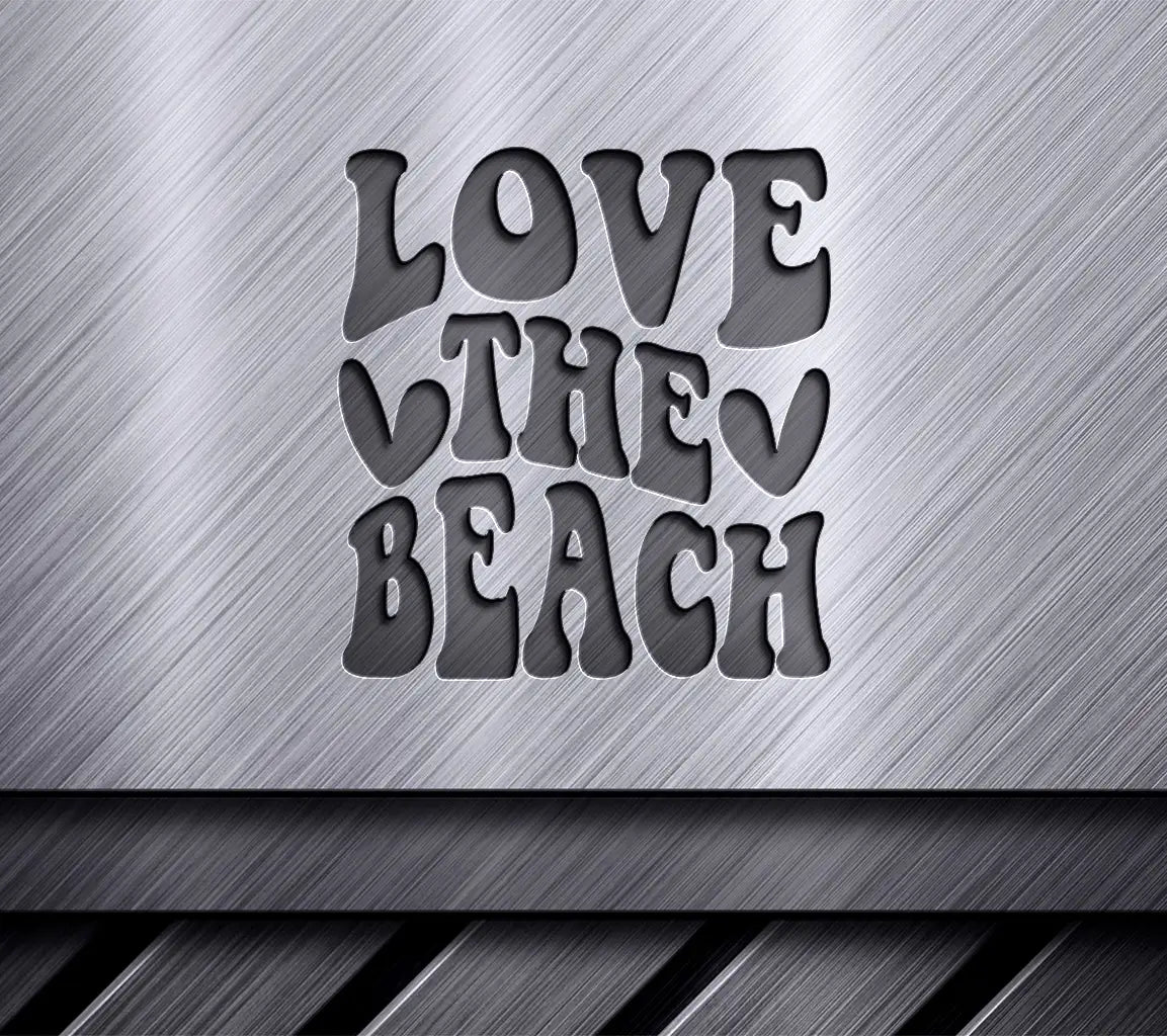 Retro Summer Love The Beach SVG -  Design SVG
