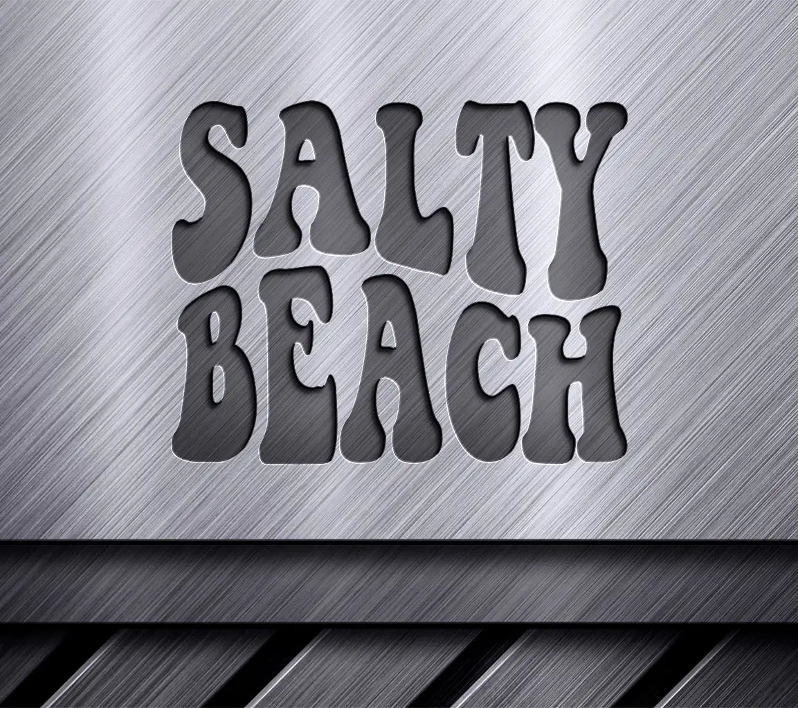 Retro Summer Salty Beach Design SVG -  SVG