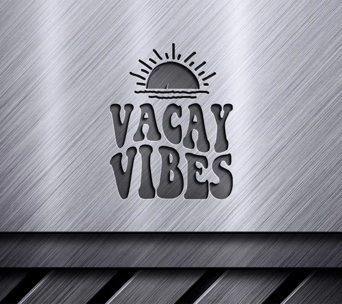 Retro Sunset Vacay Vibes SVG Design -  SVG