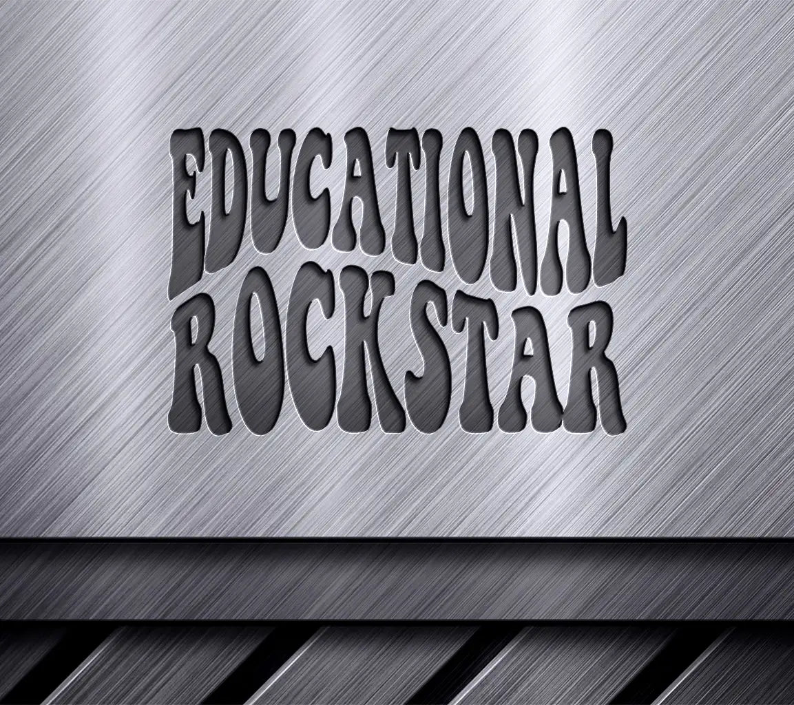  Retro Teacher Rockstar SVG Design SVG