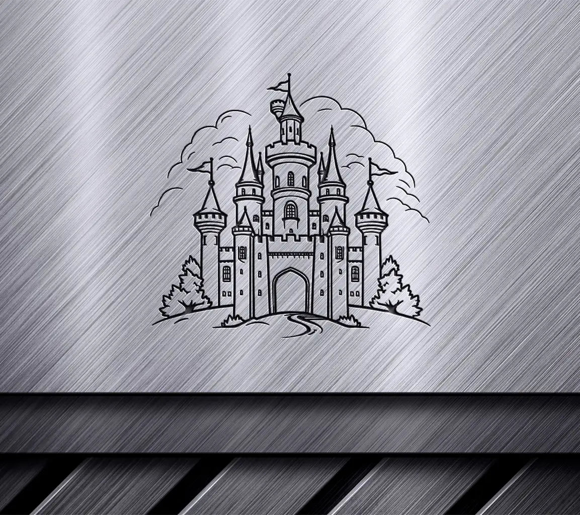  Castle with Flag SVG - Rise of the Eternal Flame SVG