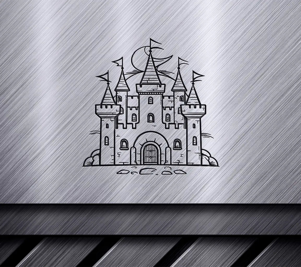  Castle with Flags SVG - Rise of the Phoenix SVG