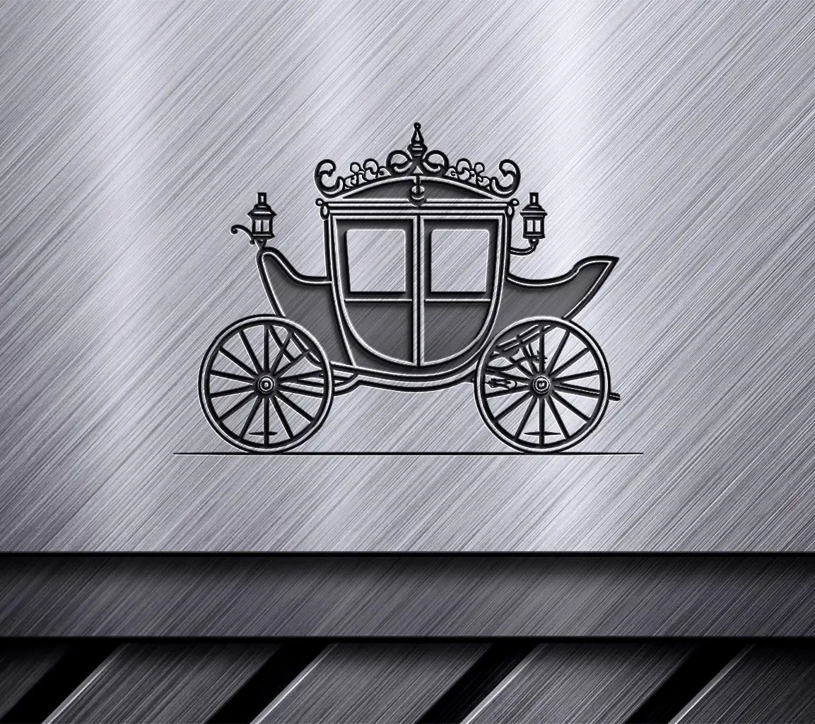  Horse Drawn Carriage SVG - Royal Elegance, Majestic Symbol SVG