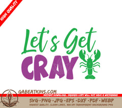 Mardi Gras Lobster SVG  SVG