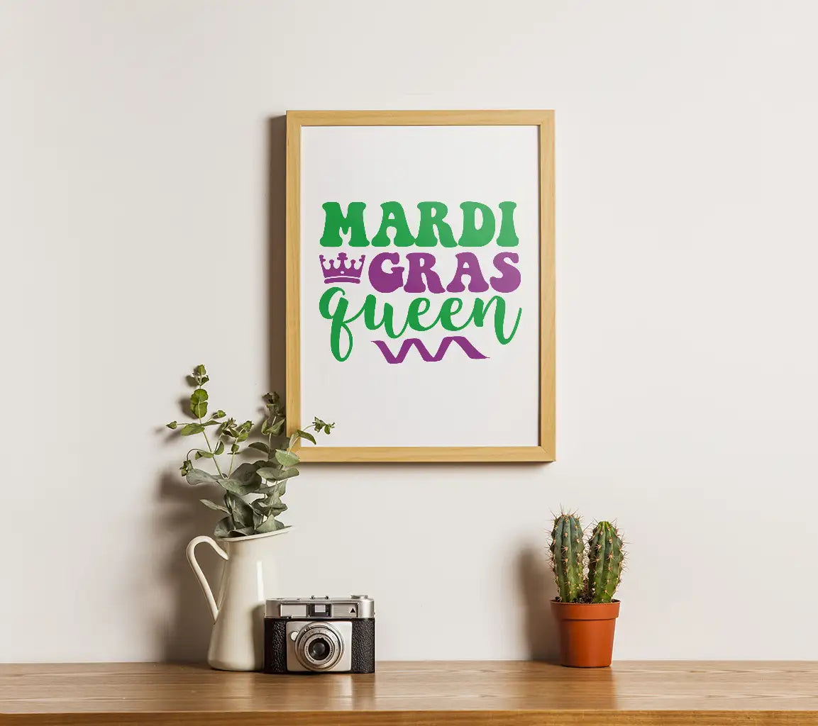 Mardi Gras Queen SVG  SVG