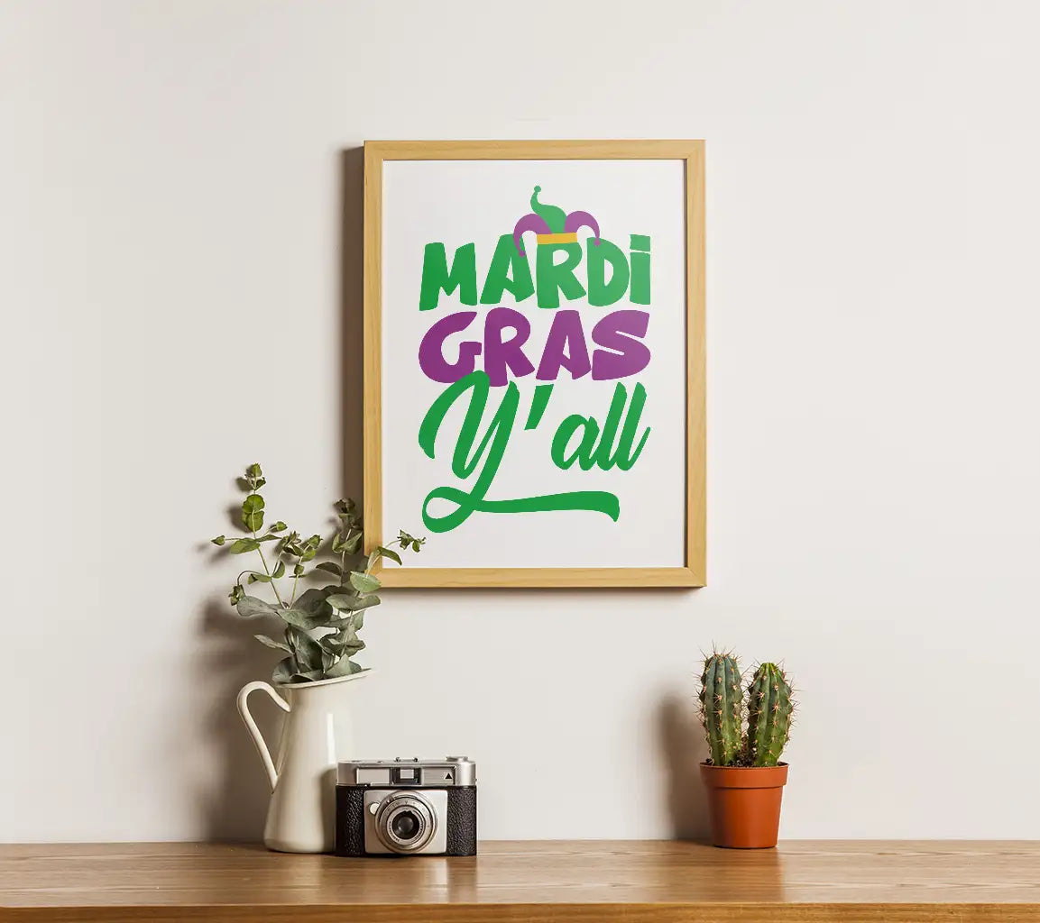 Mardi Gras Yall SVG  SVG