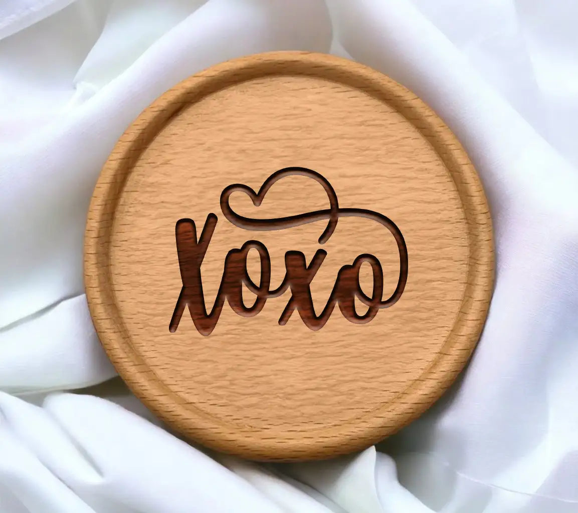 Xoxo Heart Silhouette SVG SVG