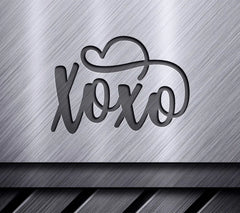 Xoxo Heart Silhouette SVG SVG