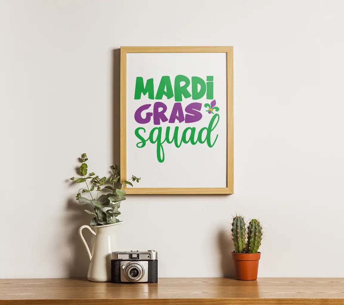 Mardi Gras Squad SVG  SVG