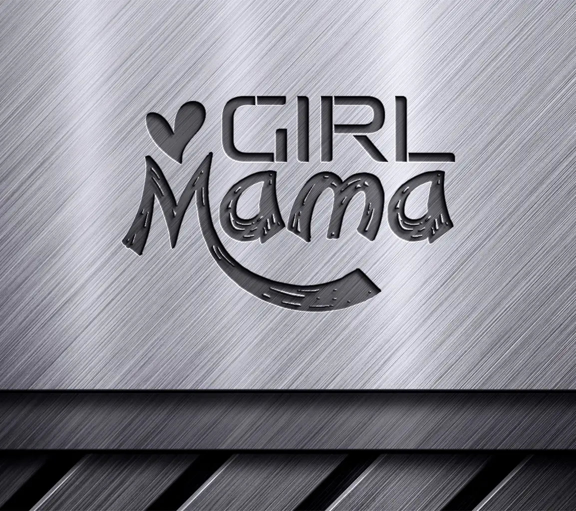 Girl Mama Heart SVG  SVG
