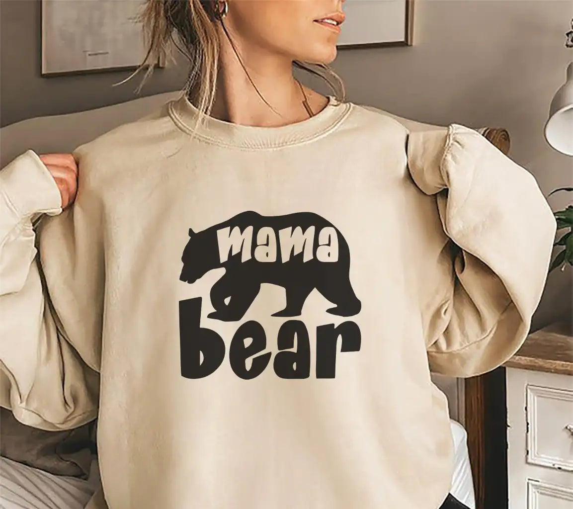 Mama Bear Silhouette SVG SVG