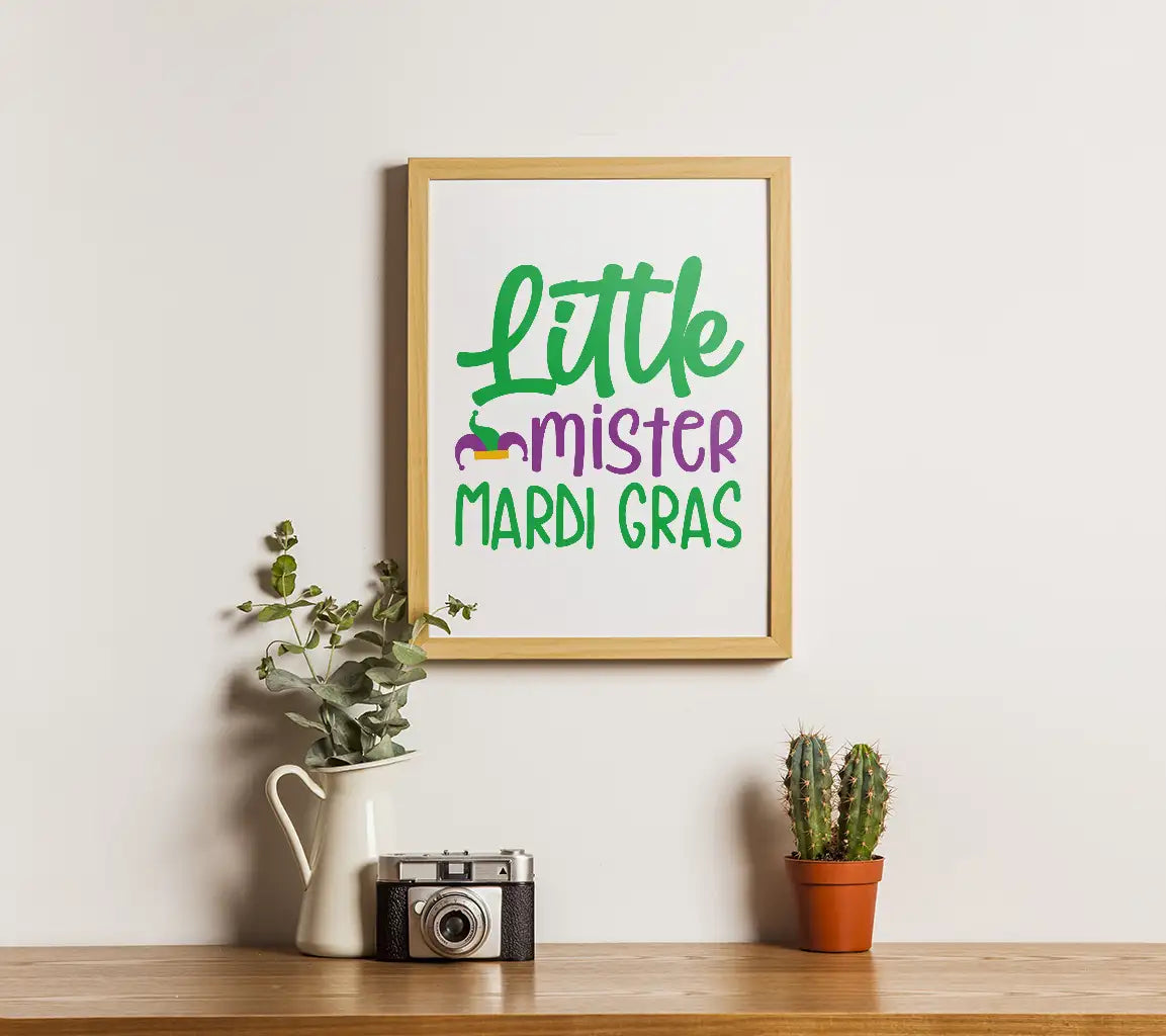 Little Mister Mardi Gras SVG SVG