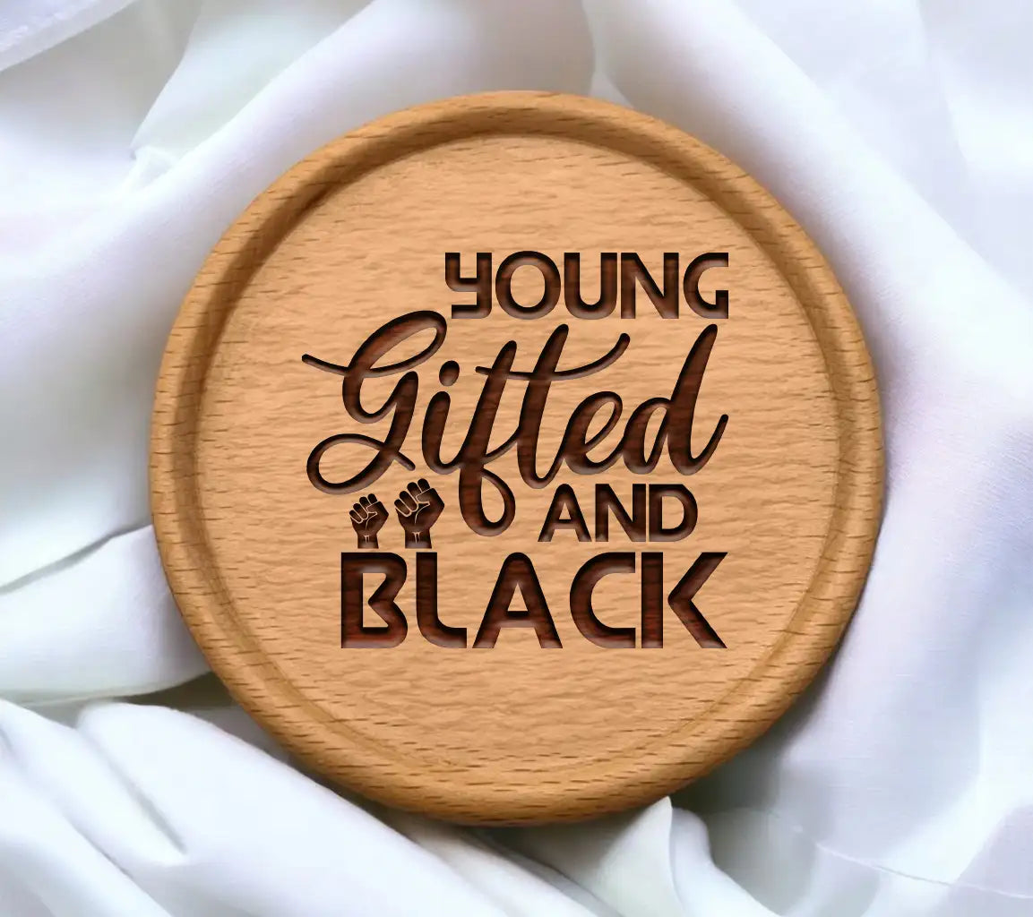 Young Gifted Black SVG  SVG