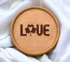 Shamrock Love Heart SVG  SVG
