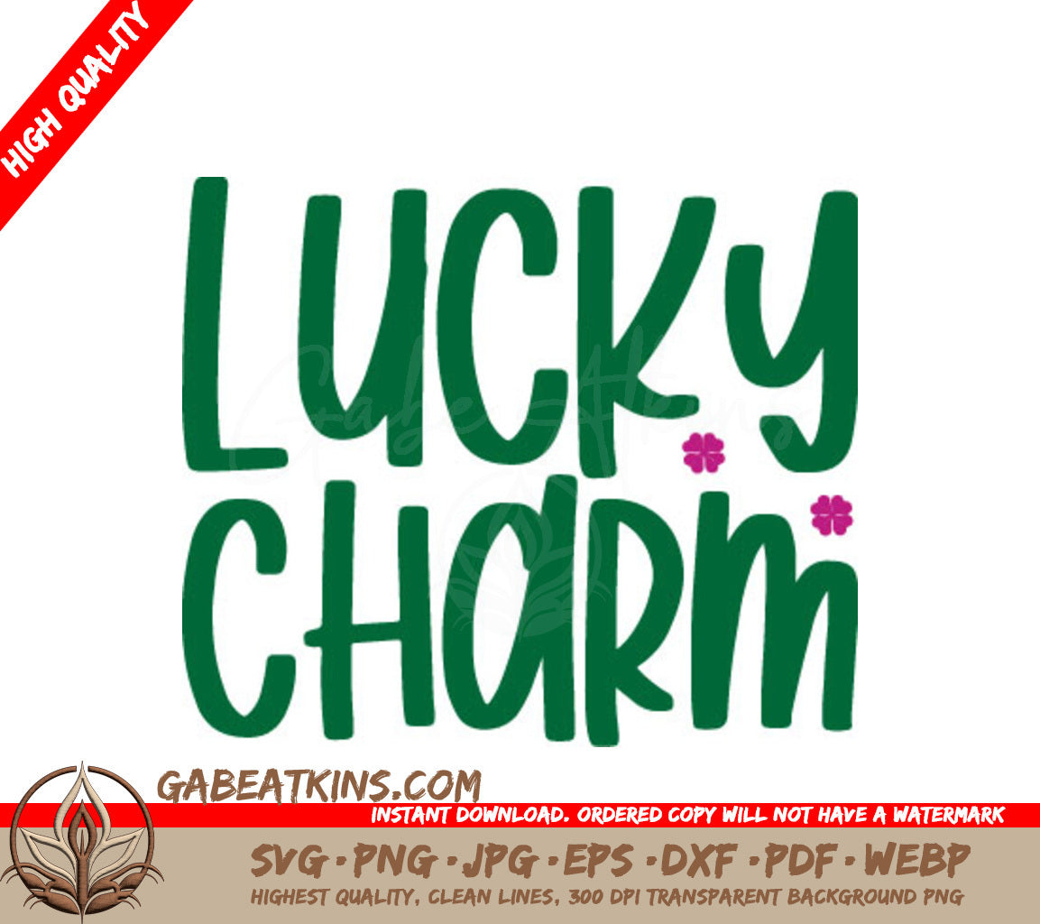 Lucky Charm Clover SVG  SVG