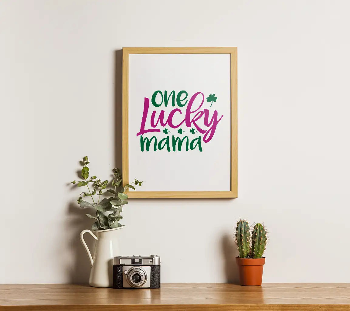 One Lucky Mama SVG  SVG