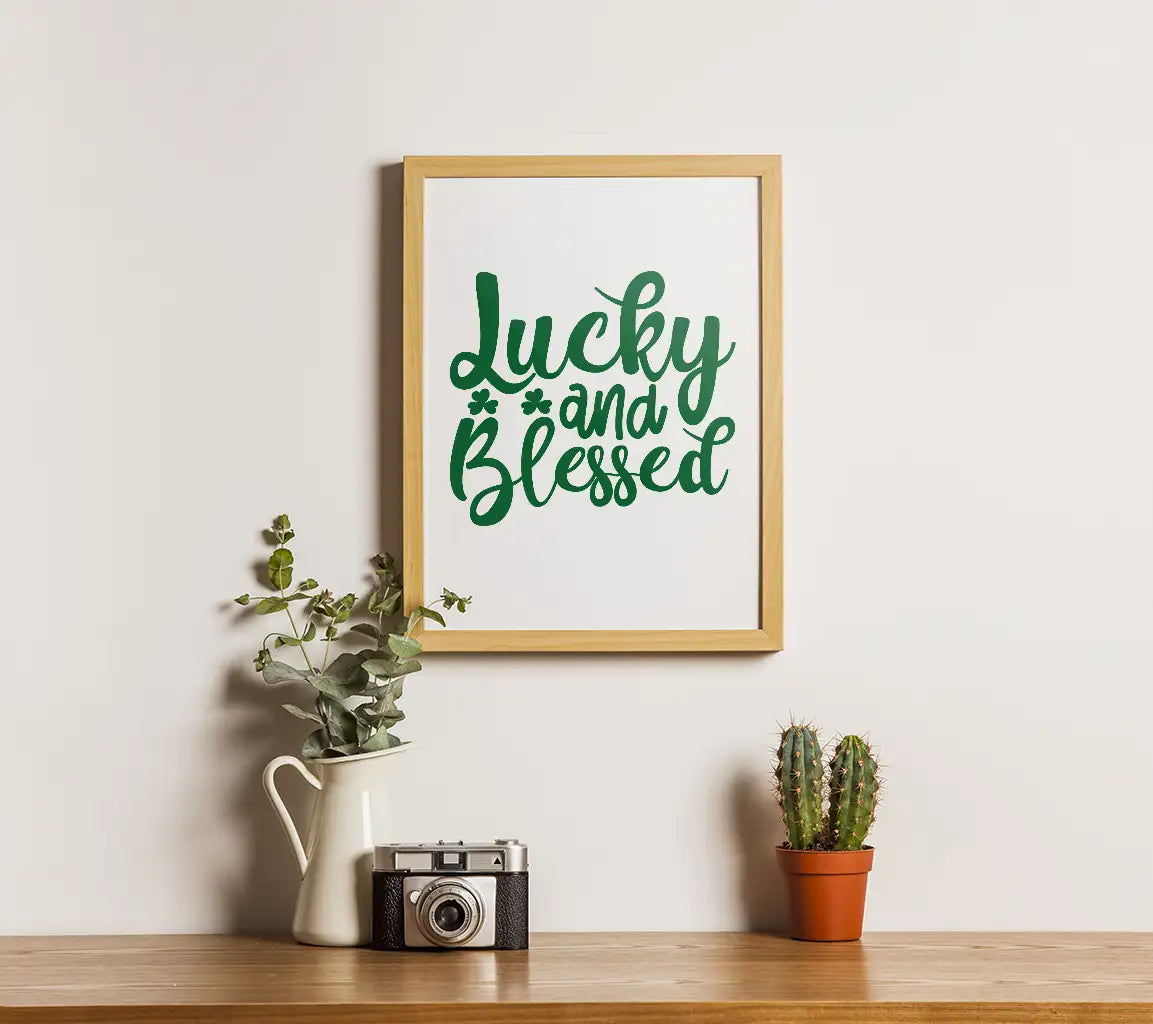 Lucky & Blessed St. Patricks Day SVG SVG