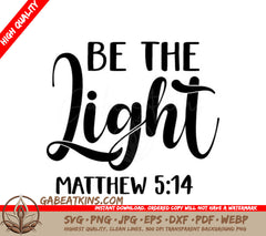 Be The Light SVG  SVG