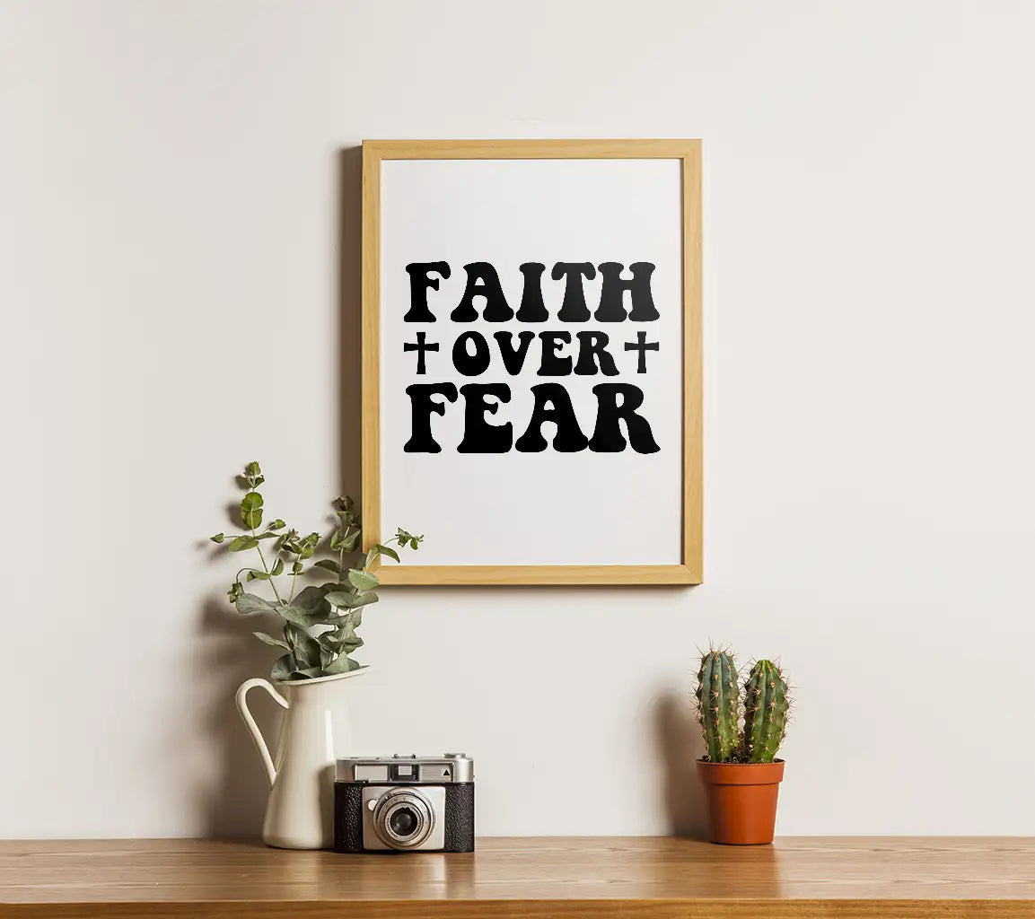 Faith Over Fear SVG  SVG