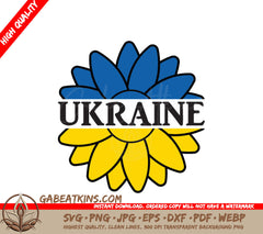 Ukraine Flower SVG  SVG