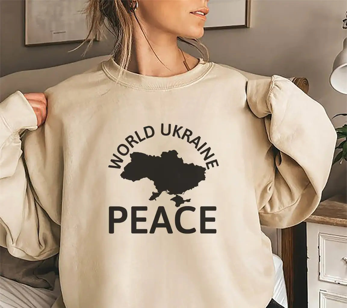 Ukraine Peace Map SVG Design SVG