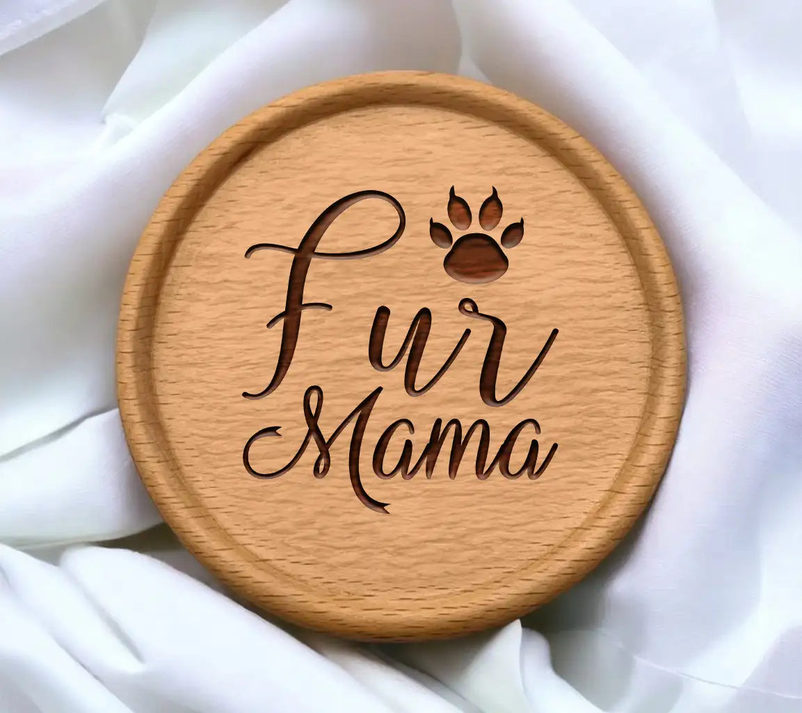 Fur Mama Paw Print SVG  SVG