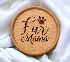 Fur Mama Paw Print SVG  SVG