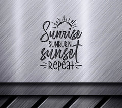 Sunrise Sunburn Sunset SVG  SVG