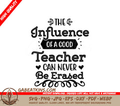 Teacher Influence SVG  SVG
