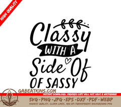 Classy Sassy SVG  SVG